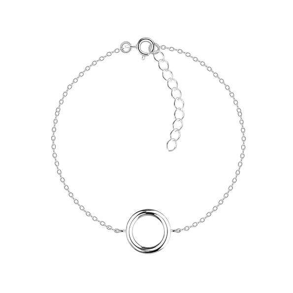 Wholesale Sterling Silver Circle Bracelet - JD10004