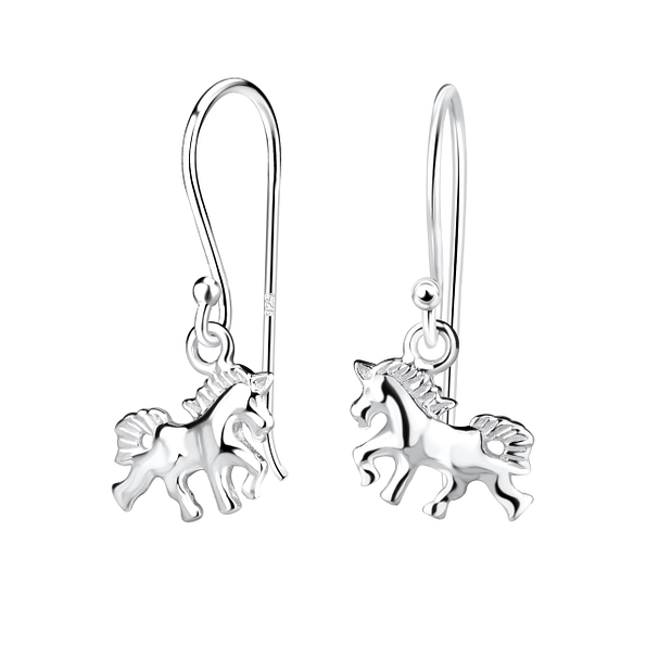 Wholesale Sterling Silver Horse Earrings - JD10011