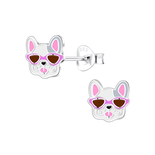 Wholesale Sterling Silver Dog Ear Studs - JD10157