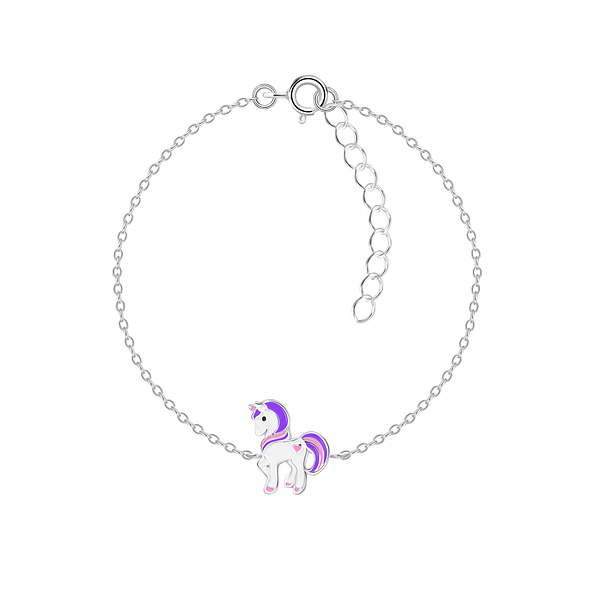 Wholesale Sterling Silver Unicorn Bracelet - JD8482