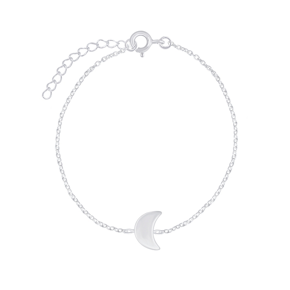 Wholesale Sterling Silver Moon Bracelet - JD7364