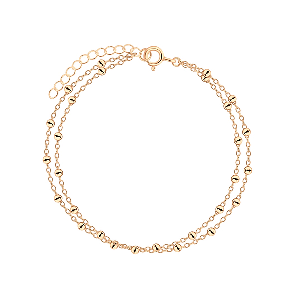 Wholesale 18cm Sterling Silver Satellite Bracelet - JD6409