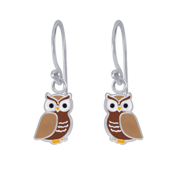 Wholesale Sterling Silver Owl Earrings - JD1993