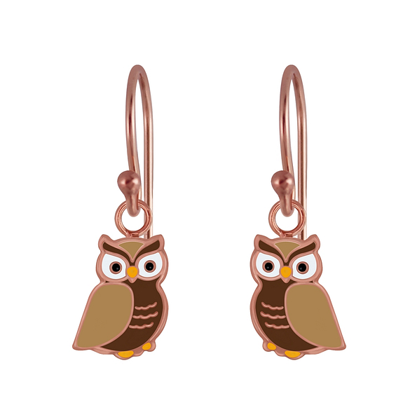 Wholesale Sterling Silver Owl Earrings - JD2999