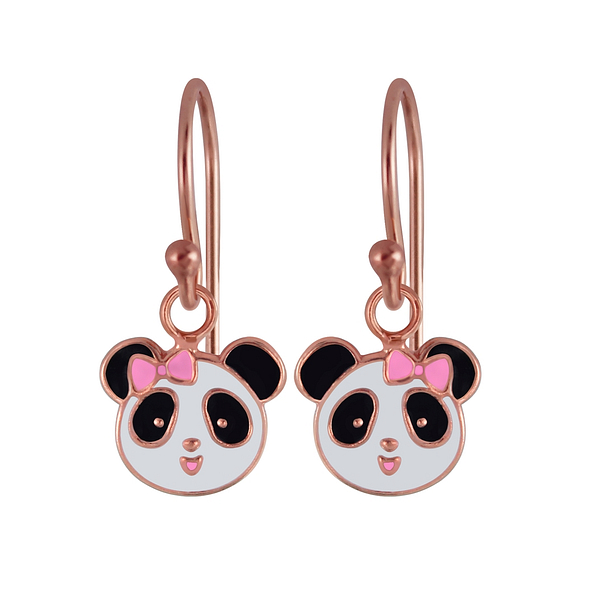 Wholesale Sterling Silver Panda Earrings - JD2980