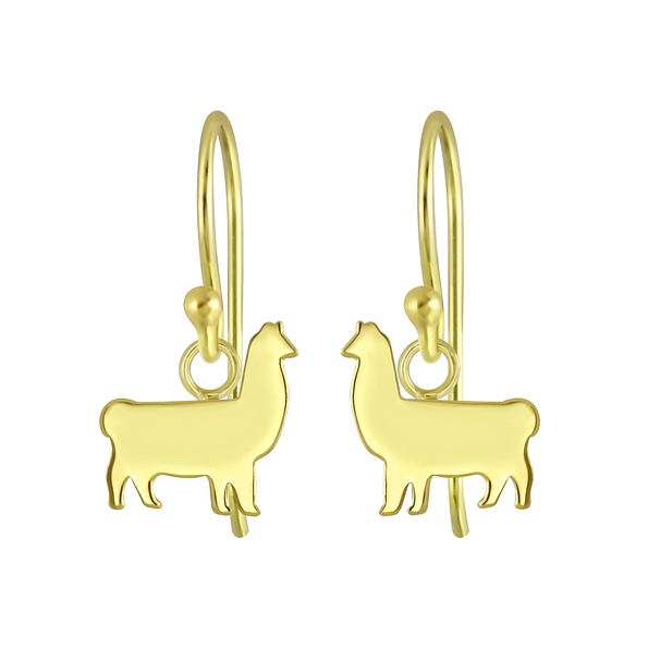 Wholesale Sterling Silver Llama Earrings - JD5676