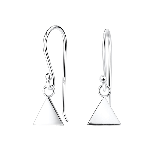 Wholesale Sterling Silver Triangle Earrings - JD6964