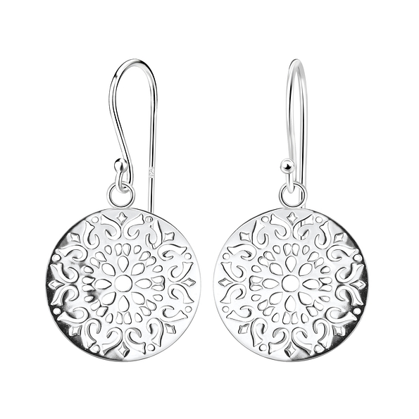 Wholesale Sterling Silver Filigree Earrings - JD8338