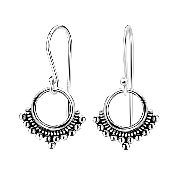 Wholesale Sterling Silver Ethnic Earrings - JD1389