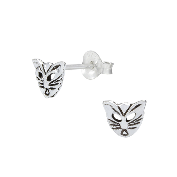 Wholesale Sterling Silver Mask Ear Studs - JD1036