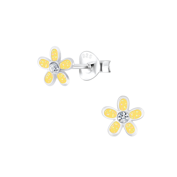 Wholesale Sterling Silver Flower Ear Studs - JD6661