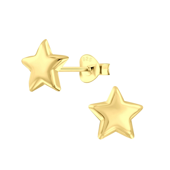 Wholesale Sterling Silver Star Ear Studs - JD2037