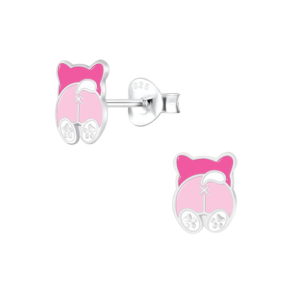 Wholesale Sterling Silver Dog Ear Studs - JD6112