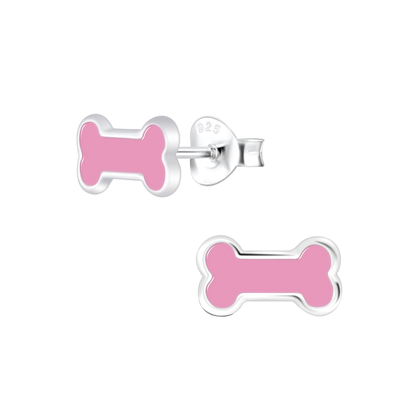 Wholesale Sterling Silver Bone Ear Studs - JD7178