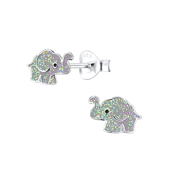 Wholesale Sterling Silver Elephant Ear Studs - JD9491