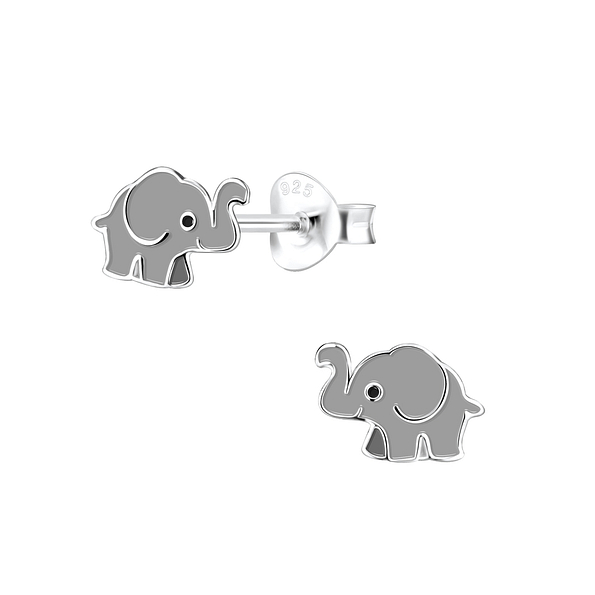 Wholesale Sterling Silver Elephant Ear Studs - JD7520