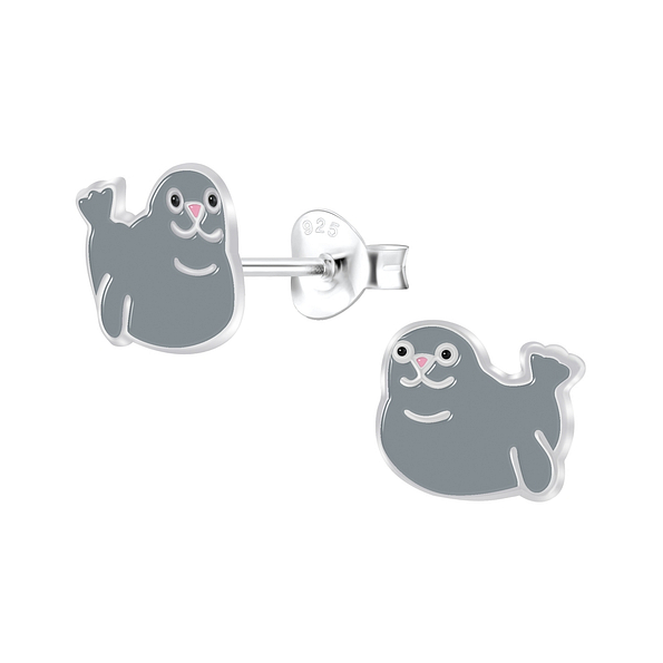 Wholesale Sterling Silver Seal Ear Studs - JD6590