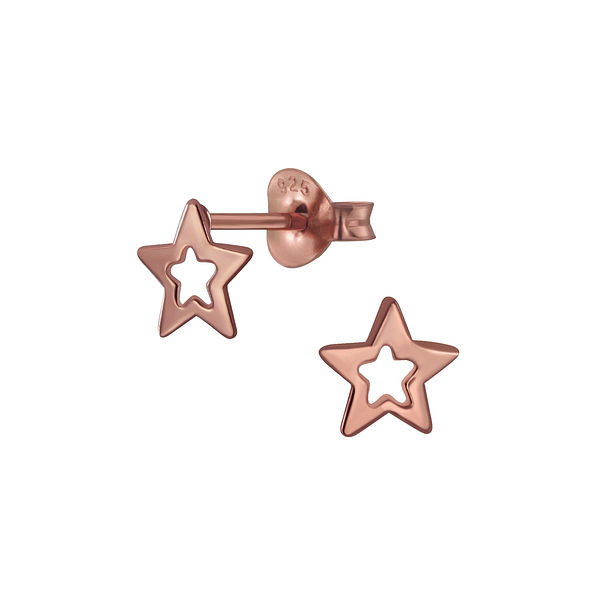 Wholesale Sterling Silver Star Ear Studs - JD2063