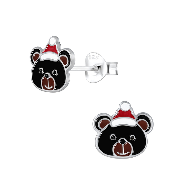 Wholesale Sterling Silver Bear Ear Studs - JD2078