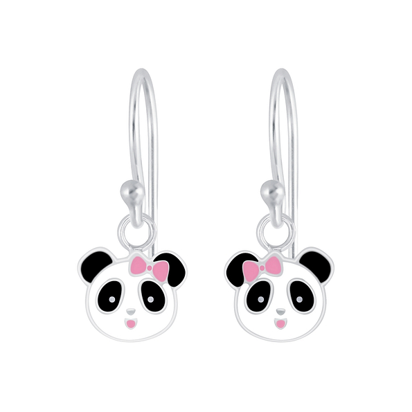 Wholesale Sterling Silver Panda Earrings - JD1935