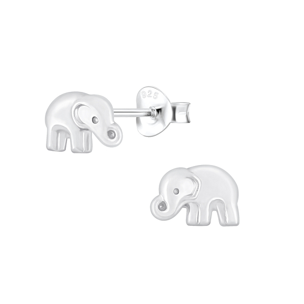 Wholesale Sterling Silver Elephant Ear Studs - JD2466