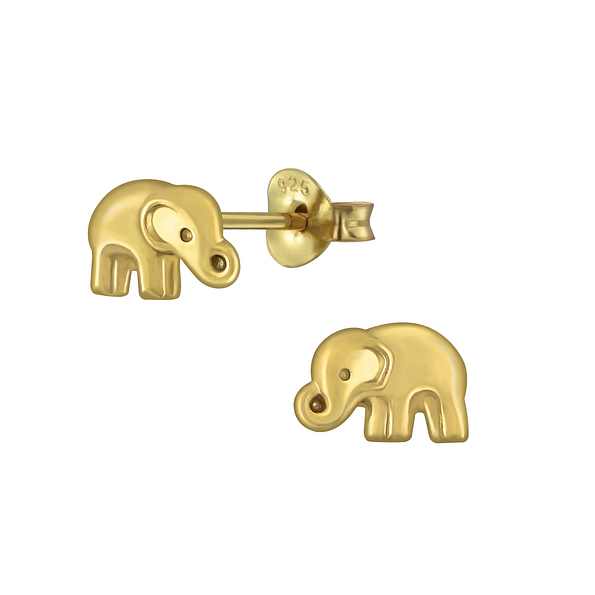 Wholesale Sterling Silver Elephant Ear Studs - JD2467