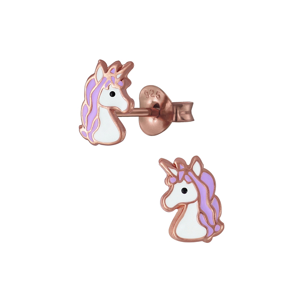 Wholesale Sterling Silver Unicorn Ear Studs - JD2422