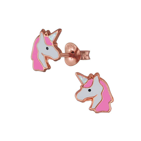 Wholesale Sterling Silver Unicorn Ear Studs - JD2957