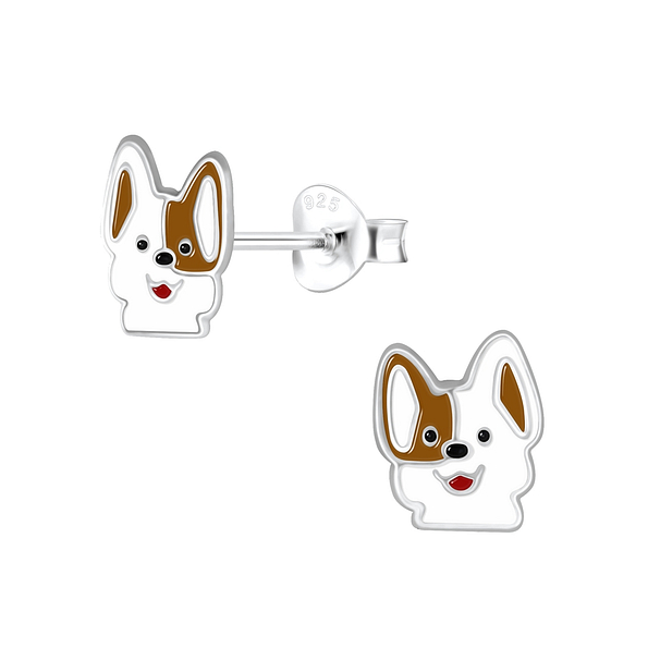 Wholesale Sterling Silver Dog Ear Studs - JD4162