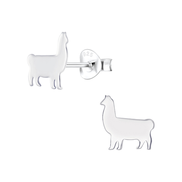 Wholesale Sterling Silver Llama Ear Studs - JD6223