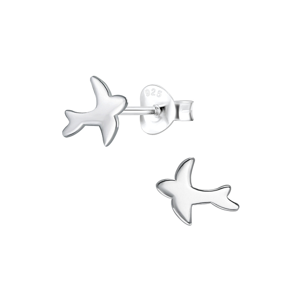 Wholesale Sterling Silver Bird Ear Studs - JD2127