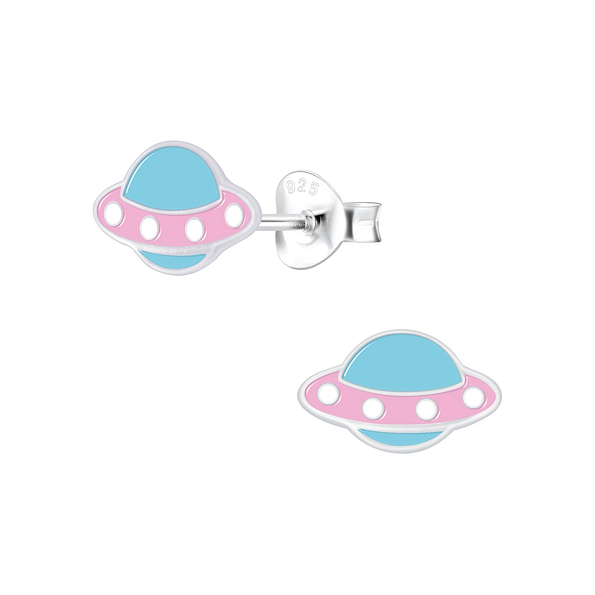 Wholesale Sterling Silver UFO Ear Studs - JD6756
