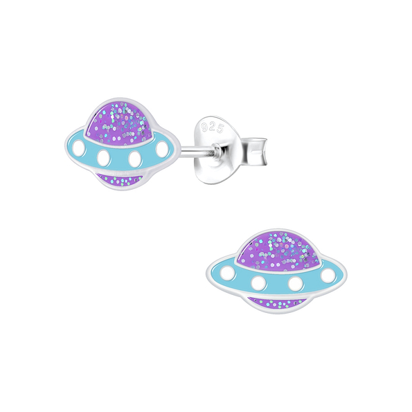 Wholesale Sterling Silver UFO Ear Studs - JD6761