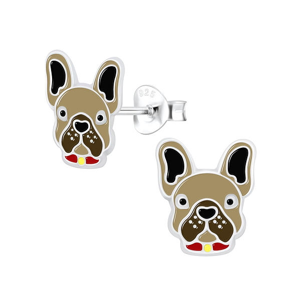 Wholesale Sterling Silver Dog Ear Studs - JD7077