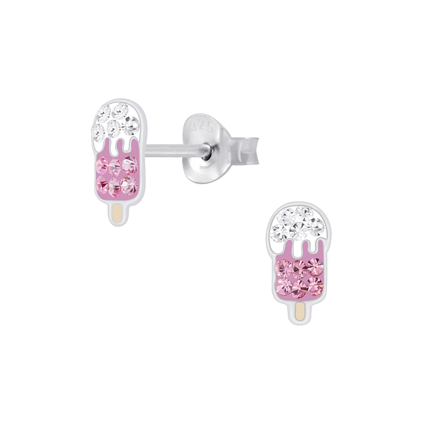 Wholesale Sterling Silver Ice cream Ear Studs - JD7562