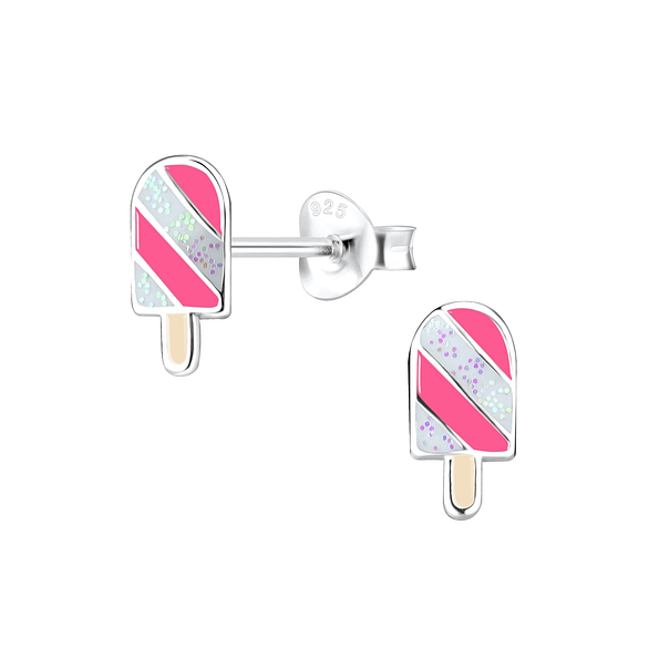 Wholesale Sterling Silver Ice Cream Ear Studs - JD7987
