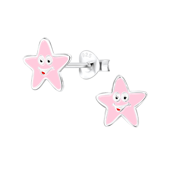 Wholesale Sterling Silver Star Ear Studs - JD8000