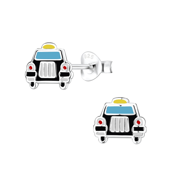 Wholesale Sterling Silver Taxi Ear Studs - JD8084