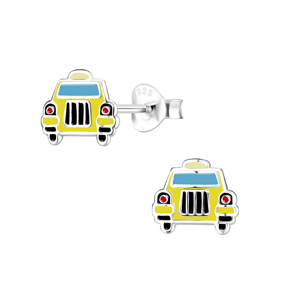 Wholesale Sterling Silver Taxi Ear Studs - JD8085