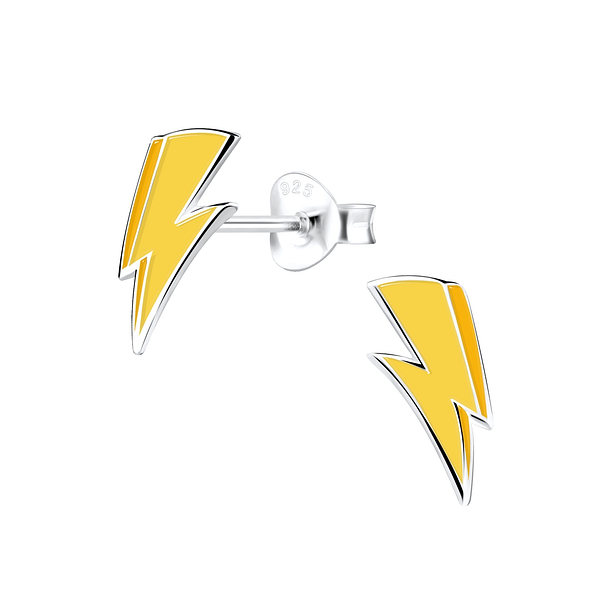 Wholesale Sterling Silver Lightning Bolt Ear Studs - JD9002