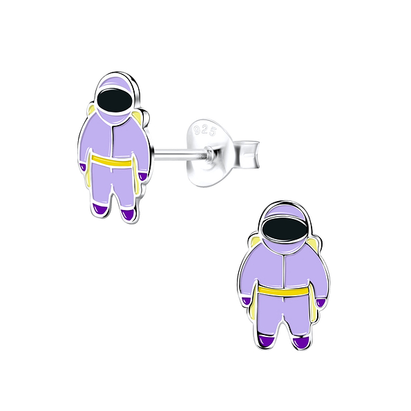 Wholesale Sterling Silver Astronaut Ear Studs - JD9019