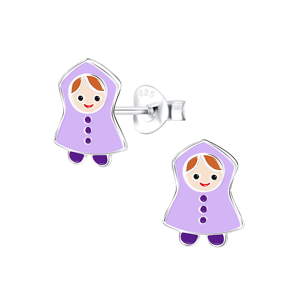 Wholesale Sterling Silver Raincoat Ear Studs - JD9024