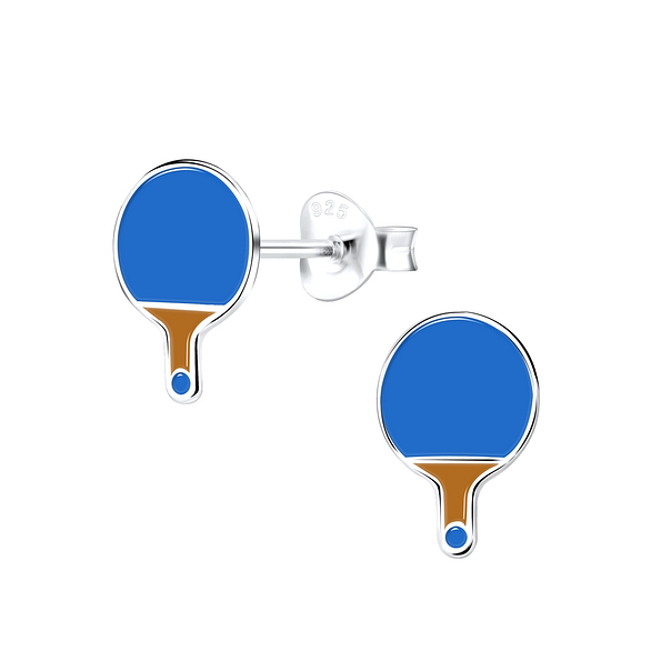 Wholesale Sterling Silver Table Tennis Ear Studs - JD9065