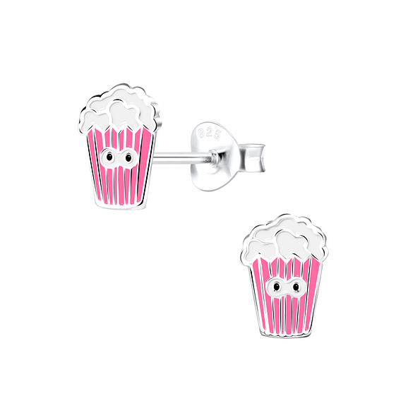 Wholesale Sterling Silver Popcorn Ear Studs - JD9128