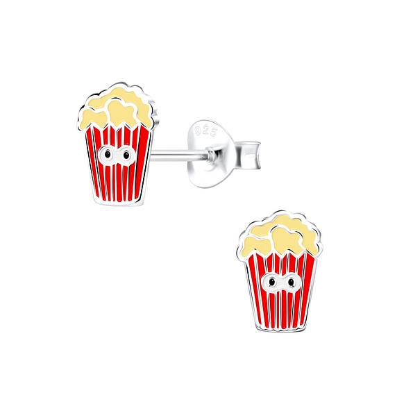 Wholesale Sterling Silver Popcorn Ear Studs - JD9127
