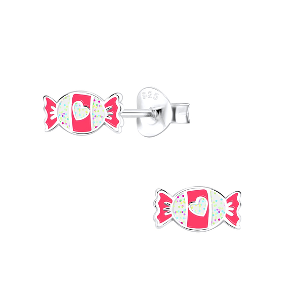Wholesale Sterling Silver Candy Ear Studs - JD9129
