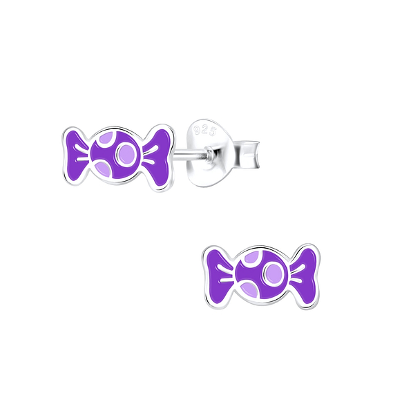 Wholesale Sterling Silver Candy Ear Studs - JD9133