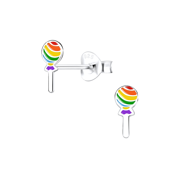 Wholesale Sterling Silver Candy Ear Studs - JD9134