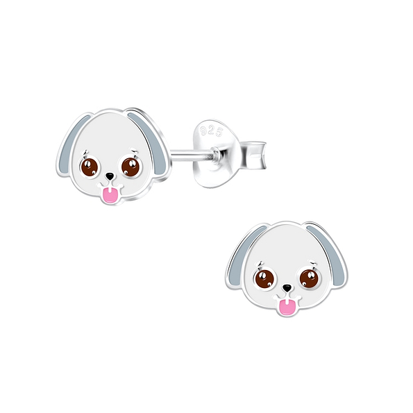 Wholesale Sterling Silver Dog Ear Studs - JD10570