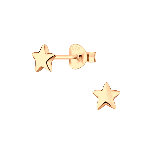 Wholesale Sterling Silver Star Ear Studs - JD6453